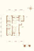 香溪美园3室2厅2卫131㎡户型图