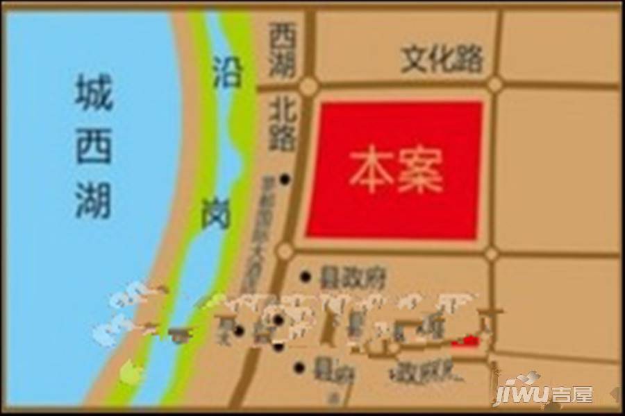 西湖帝都锦园位置交通图